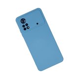 Poco X4 Pro 5G Kılıf Nano içi Kadife Silikon - Mavi