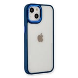 iPhone 14 Plus Kılıf Dora Kapak - Mavi