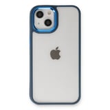 iPhone 14 Plus Kılıf Dora Kapak - Mavi
