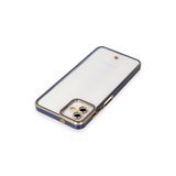 Galaxy A04 Kılıf Liva Lens Silikon - Mavi