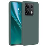 Redmi Note 13 Pro 4G Kılıf First Silikon - Koyu Yeşil