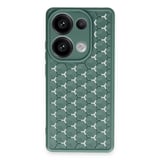 Redmi Note 13 Pro 4G Kılıf Petek Silikon Kapak - Koyu Yeşil