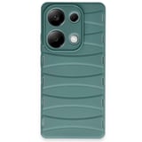 Redmi Note 13 Pro 4G Kılıf Bibercas Silikon Kapak - Koyu Yeşil