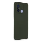 Redmi 12C Kılıf Nano içi Kadife Silikon - Koyu Yeşil