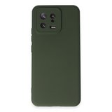 Mi 13 Kılıf Nano içi Kadife Silikon - Koyu Yeşil
