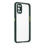 Erdo Ticaret Realme 7 Pro Kılıf Miami Şeffaf Silikon Koyu Yeşil