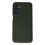 Galaxy M34 5G Kılıf Nano içi Kadife Silikon - Koyu Yeşil