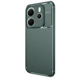 Redmi Note 14 4G Kılıf Auto Focus Karbon Kapak - Koyu Yeşil