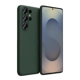 Galaxy S26 Ultra Nano içi Kadife Silikon - Koyu Yeşil