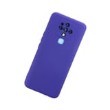 Camon 16 Kılıf Nano içi Kadife Silikon - Mor