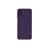 Erdo Ticaret Samsung Galaxy A04 Kılıfı Mor Nano Kadife Silikon Arka Kılıf