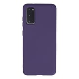 Galaxy S20 Kılıf Nano içi Kadife Silikon - Mor