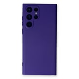 Erdo Ticaret Galaxy S23 Ultra Kılıf Mor Nano İçi Kadife Silikon