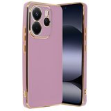 Redmi Note 14 4G Kılıf Volet Silikon - Mor