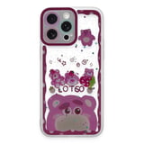 Erdo Ticaret iPhone 14 Pro Max Kılıf Pembe Sweet Desenli Silikon Arka Kılıf