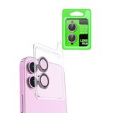 iPhone 16 Raze Metal Kamera Lens - Pembe