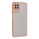 Galaxy A22 Kılıf Montreal Silikon Kapak - Pembe