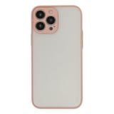 iPhone 14 Pro Max Kılıf Montreal Silikon Kapak - Pembe