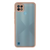 Erdo Ticaret Realme C21 Kılıfı Pembe Silikon Arka Kapak
