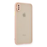 iPhone XS Max Kılıf Montreal Silikon Kapak - Pembe