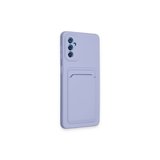 Galaxy A14 4G Kılıf Kelvin Kartvizitli Silikon - Lila