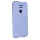 Redmi Note 9 Kılıf Nano içi Kadife Silikon - Lila