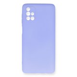 Galaxy M51 Kılıf First Silikon - Lila