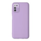 Galaxy A03S Kılıf Lansman Glass Kapak - Lila