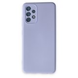 Erdo Ticaret Samsung Galaxy A13 4G Kılıfı Nano Kadife Silikon Lila