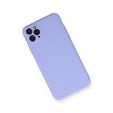 iPhone 11 Pro Max Kılıf Nano içi Kadife Silikon - Lila