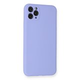 iPhone 11 Pro Max Kılıf Nano içi Kadife Silikon - Lila