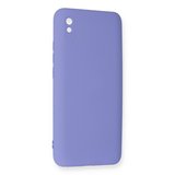 Redmi 9A Kılıf Nano içi Kadife Silikon - Lila