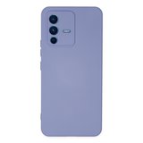 V23 5G Kılıf Nano içi Kadife Silikon - Lila