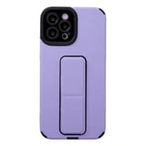 iPhone 12 Pro Max Kılıf Mega Standlı Silikon - Lila