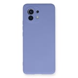 Mi 11 Kılıf Nano içi Kadife Silikon - Lila