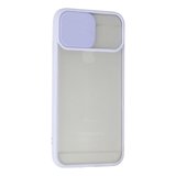 iPhone 6 Kılıf Palm Buzlu Kamera Sürgülü Silikon - Lila