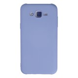 Galaxy J7 Kılıf Nano içi Kadife Silikon - Lila