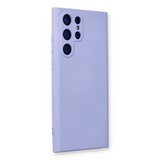 Galaxy S23 Ultra Kılıf Nano içi Kadife Silikon - Lila