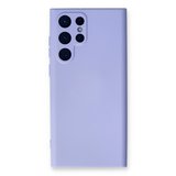 Galaxy S23 Ultra Kılıf Nano içi Kadife Silikon - Lila
