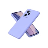 Poco X5 Pro 5G Nano içi Kadife Silikon - Lila