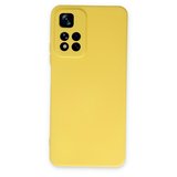 Erdo Ticaret Kılıf Xiaomi Redmi Note 11 Pro Plus 5G Sarı Silikon Arka Kılıf
