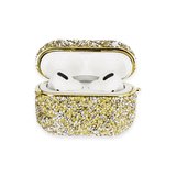Airpods Pro 2 (2.nesil) Luz Taşlı Kılıf - Gold