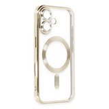 iPhone 16 Kılıf Kross Magneticsafe Kapak - Gold