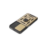 Poco M4 Pro 4G Kılıf Pars Lens Yüzüklü Silikon - Gold