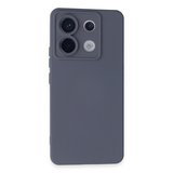 Redmi Note 13 Pro 5G Kılıf Nano içi Kadife Silikon - Gri