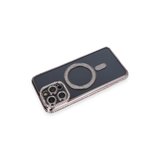 iPhone 14 Pro Kılıf Joke Simli Magneticsafe Kılıf - Gri