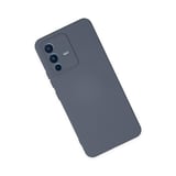 V23 5G Kılıf Nano içi Kadife Silikon - Gri
