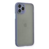 iPhone 11 Pro Kılıf Montreal Silikon Kapak - Gri