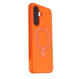 Galaxy A37 5G Regal Magsafe Standlı Kapak - Turuncu