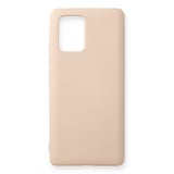 Galaxy A91 / S10 Lite Kılıf Nano içi Kadife Silikon - Pudra